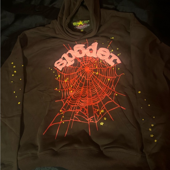 Sp5der Other - Sp5der Hoodie Brown